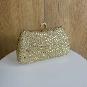 COFRE ANILLO BRILLANTE DORADO