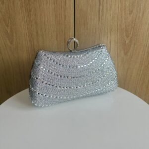 COFRE ANILLO BRILLANTE PLATEADO