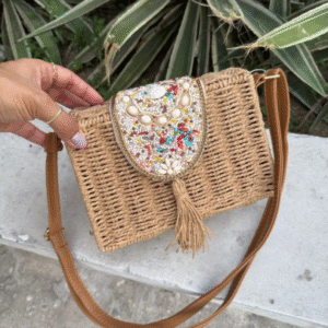 BAUL CAMILA PIEDRAS KHAKI